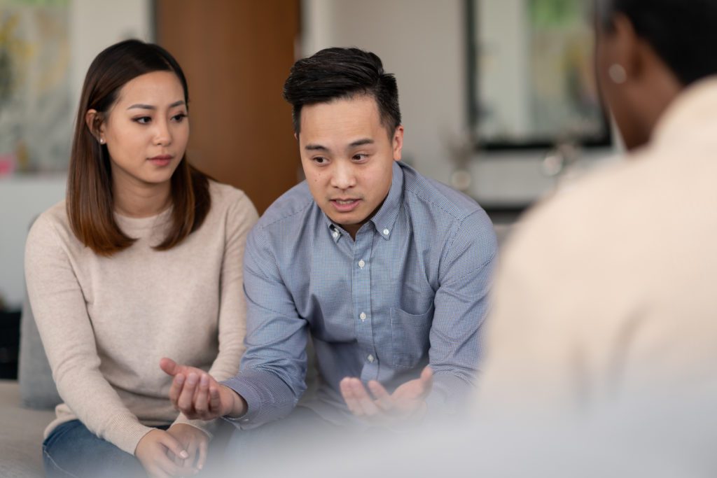 Couple in counseling